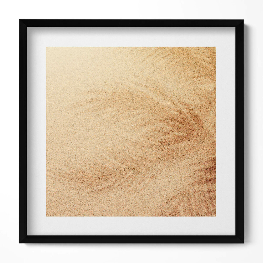 Obraz v rámu efektivní Pláž písek dovolená