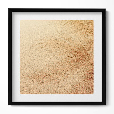 Obraz v rámu efektivní Pláž písek dovolená