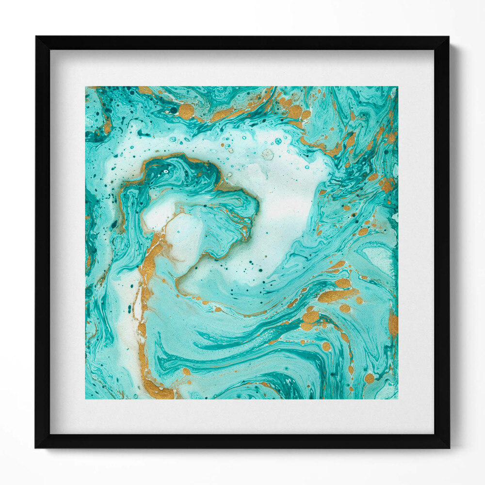 Obraz v rámu efektivní Dekorativní mramorová textura