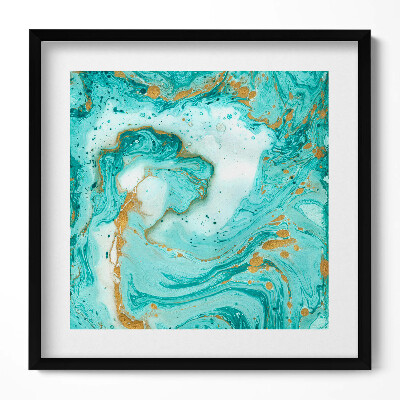 Obraz v rámu efektivní Dekorativní mramorová textura