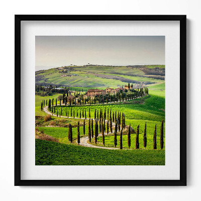 Obraz v rámu efektivní Krajina, italská atmosféra