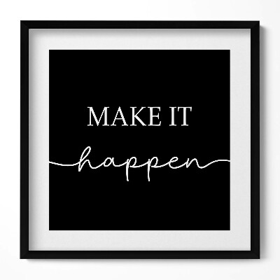 Obraz v rámu efektivní Motivační nápis 