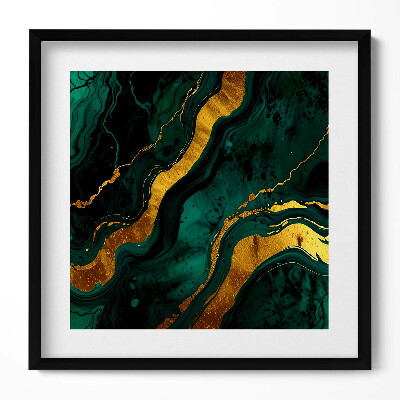 Obraz v rámu efektivní Glamour textura se zlatem