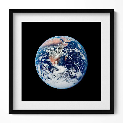 Obraz v rámu efektivní Země viděná z vesmíru