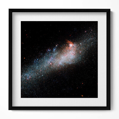 Obraz v rámu efektivní Prostor hvězd galaxie