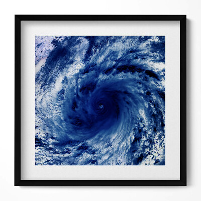 Obraz v rámu efektivní Foto NASA - cloudový vír z vesmíru