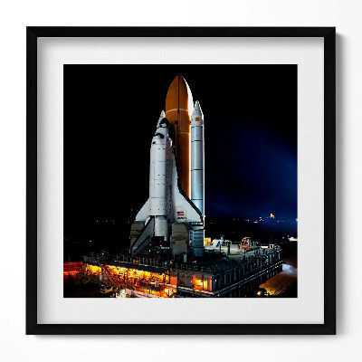 Obraz v rámu efektivní Vesmírná raketa NASA