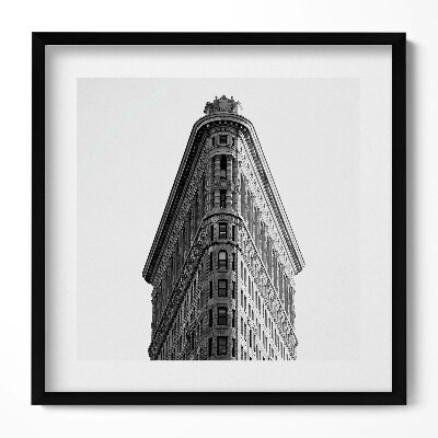 Obraz v rámu efektivní Symetrická budova