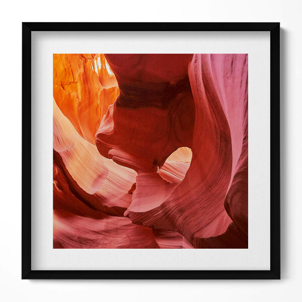 Obraz v rámu efektivní Deštivé skály