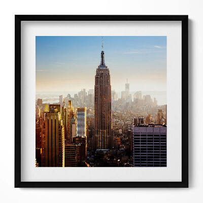 Obraz v rámu efektivní Mrakodrapy v New Yorku USA