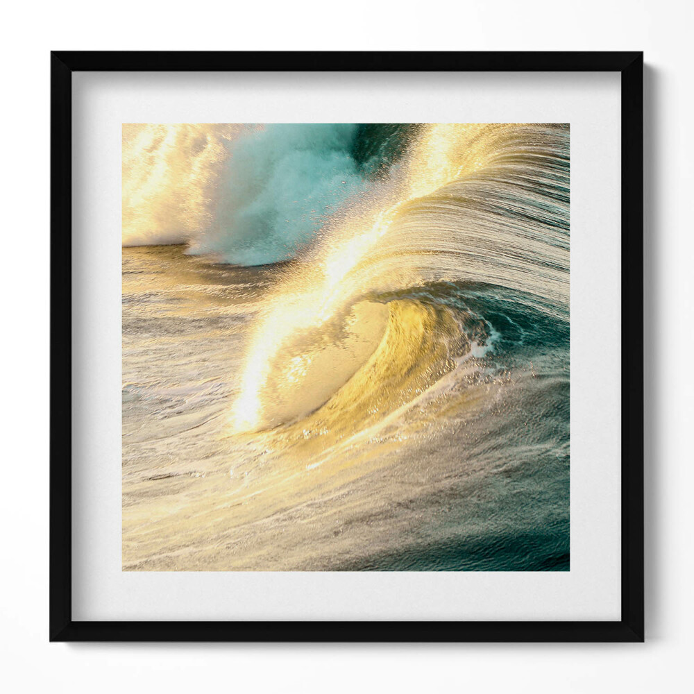 Obraz v rámu efektivní Mořské vlny ve slunečním světle