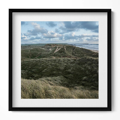 Obraz v rámu efektivní Horská krajina luk a trávy