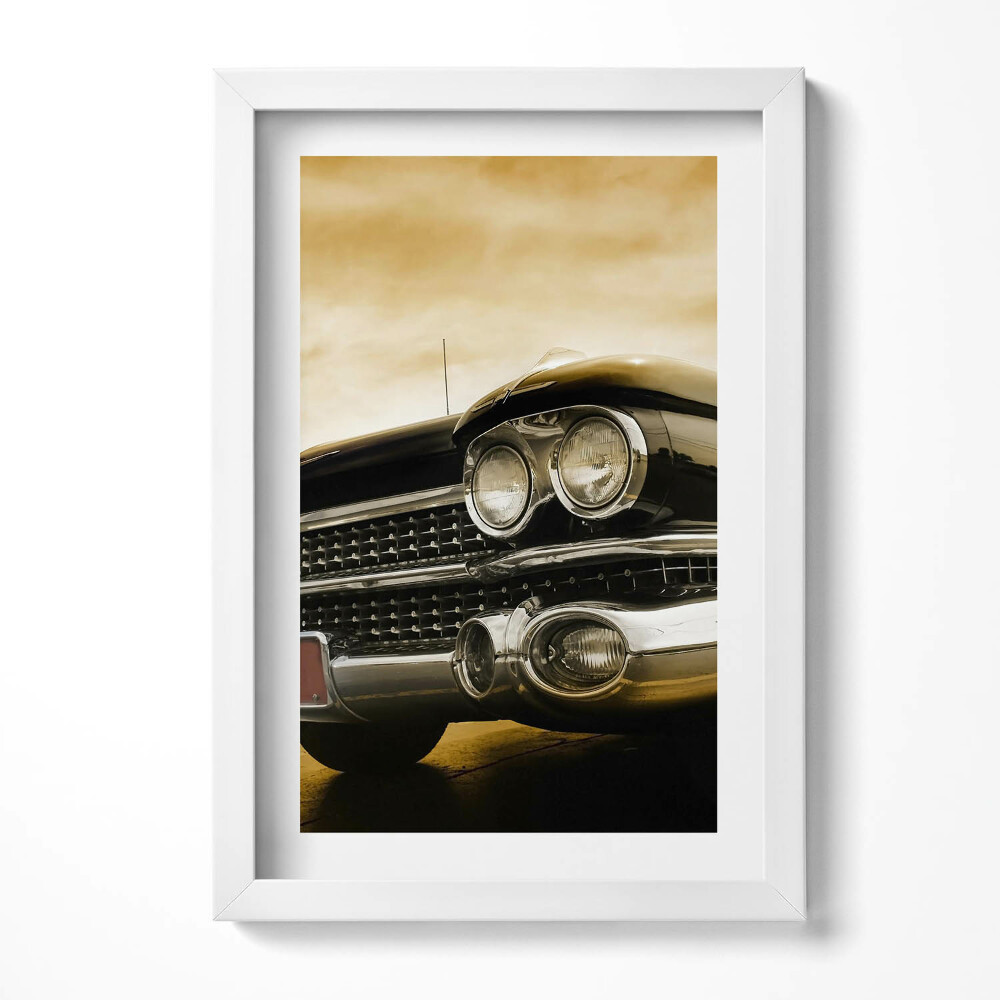Obraz s rámem elegantní Vůz Cadillac z roku 1959