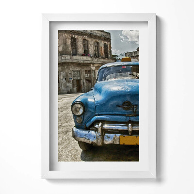 Obraz s rámem elegantní Klasické veteránské auto
