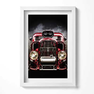 Obraz s rámem elegantní Staré veteránské auto