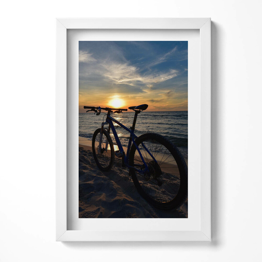 Obraz s rámem elegantní Kolo Baltské moře