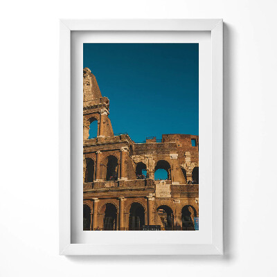 Obraz s rámem elegantní Koloseum v Itálii