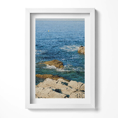 Obraz s rámem elegantní Pobřeží Costa Brava