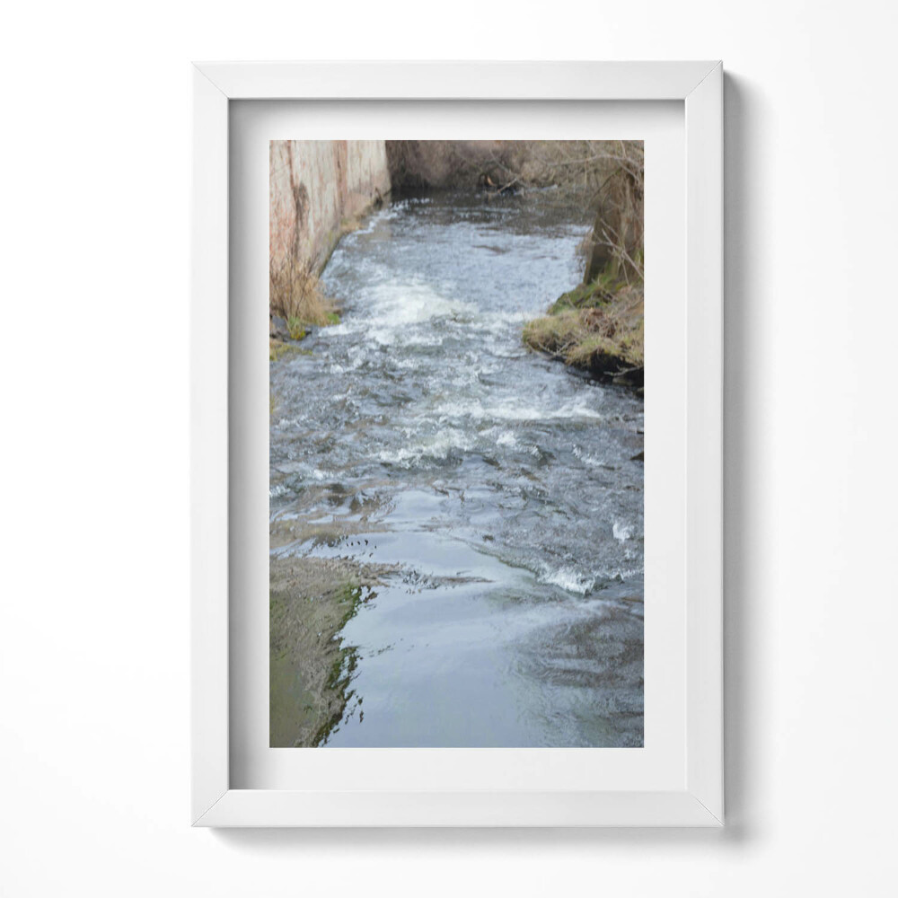 Obraz s rámem elegantní Tasovice řeka Dyja Morava