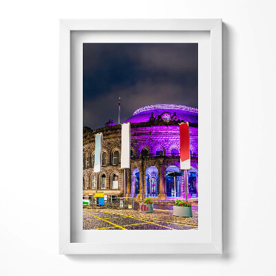 Obraz s rámem elegantní Leeds Corn Exchange v Anglii