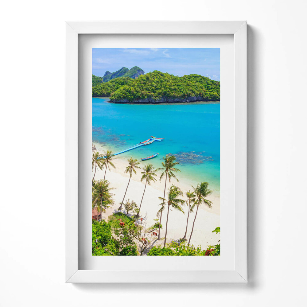 Obraz s rámem elegantní Národní park Koh Samui Thajsko