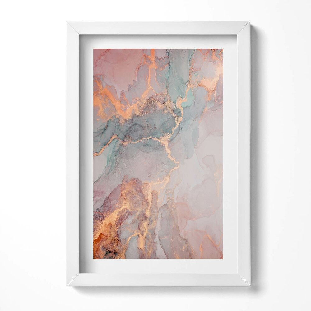 Obraz s rámem elegantní Textura mramoru