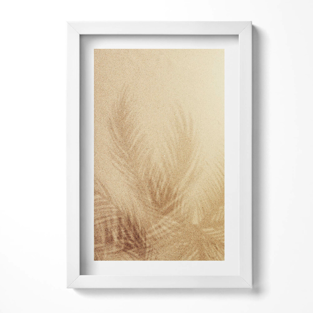 Obraz s rámem elegantní Pláž písek dovolená