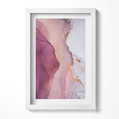 Obraz s rámem elegantní Fluidní jemná abstrakce