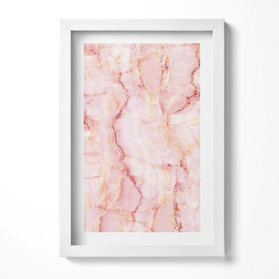Obraz s rámem elegantní Glamour mramorová textura