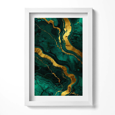 Obraz s rámem elegantní Glamour textura se zlatem