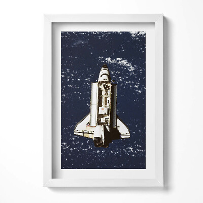 Obraz s rámem elegantní Kosmická loď NASA