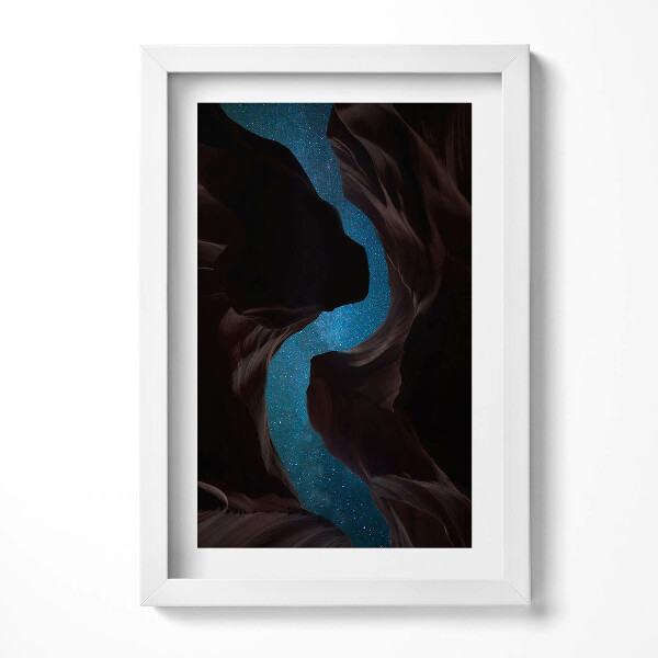 Obraz s rámem elegantní Hvězdná obloha