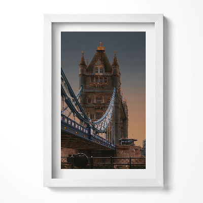 Obraz s rámem elegantní London Bridge Velká Británie