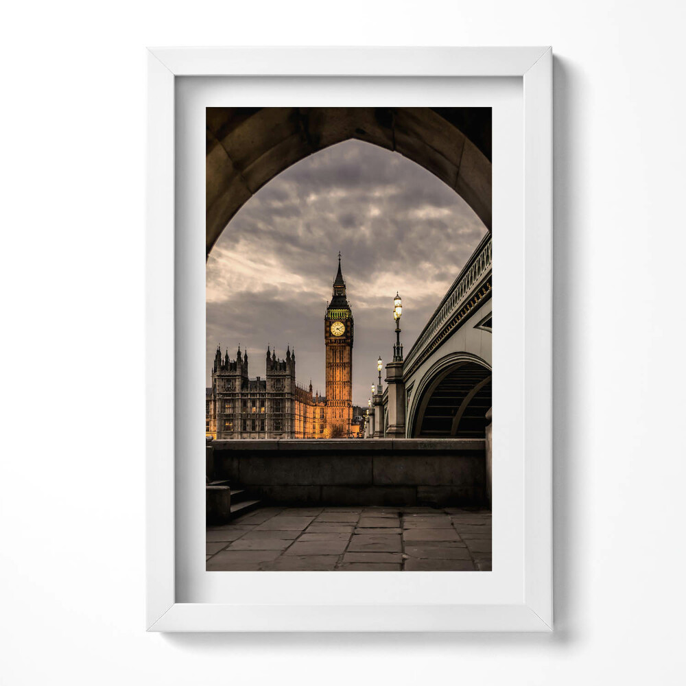 Obraz s rámem elegantní Pohled na Big Ben v Londýně