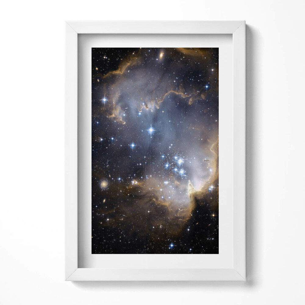 Obraz s rámem elegantní Foto vesmír a hvězdy NASA