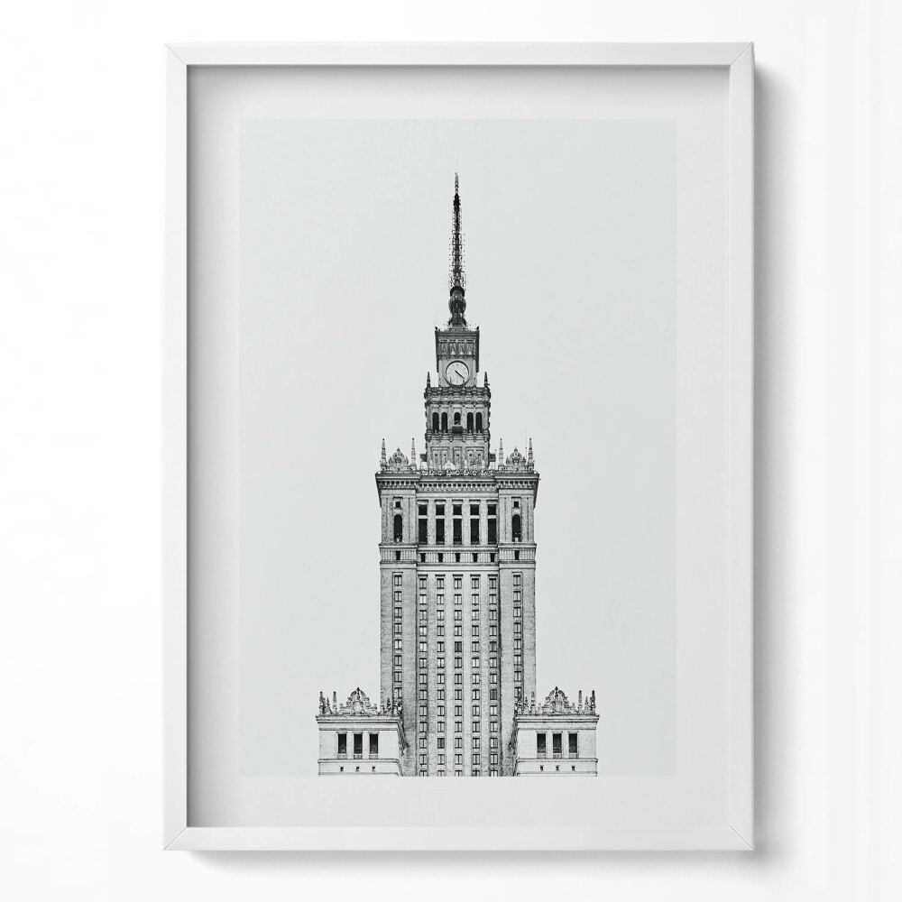 Obraz v rámu dekorativní Palác kultury a vědy Varšava