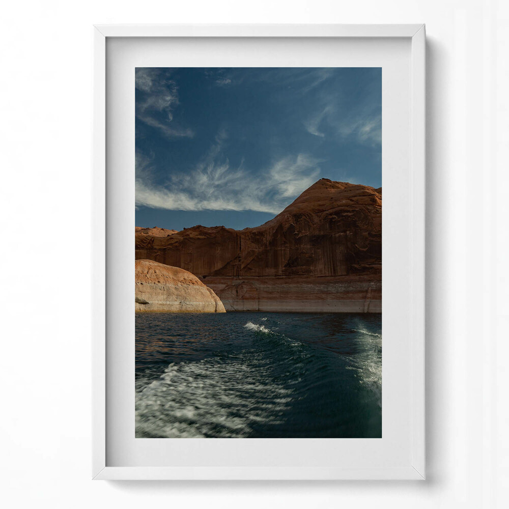 Obraz v rámu dekorativní Osoba vodní lyžování