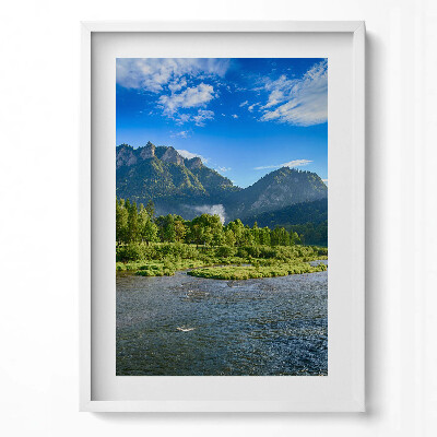 Obraz v rámu dekorativní Průhyb Dunajce v pohoří Pieniny