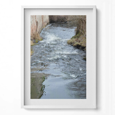 Obraz v rámu dekorativní Tasovice řeka Dyja Morava