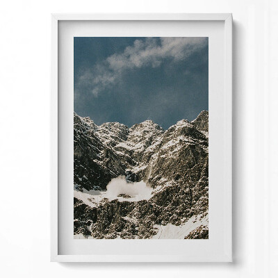 Obraz v rámu dekorativní Pohoří Watzmann Berchtesgadener