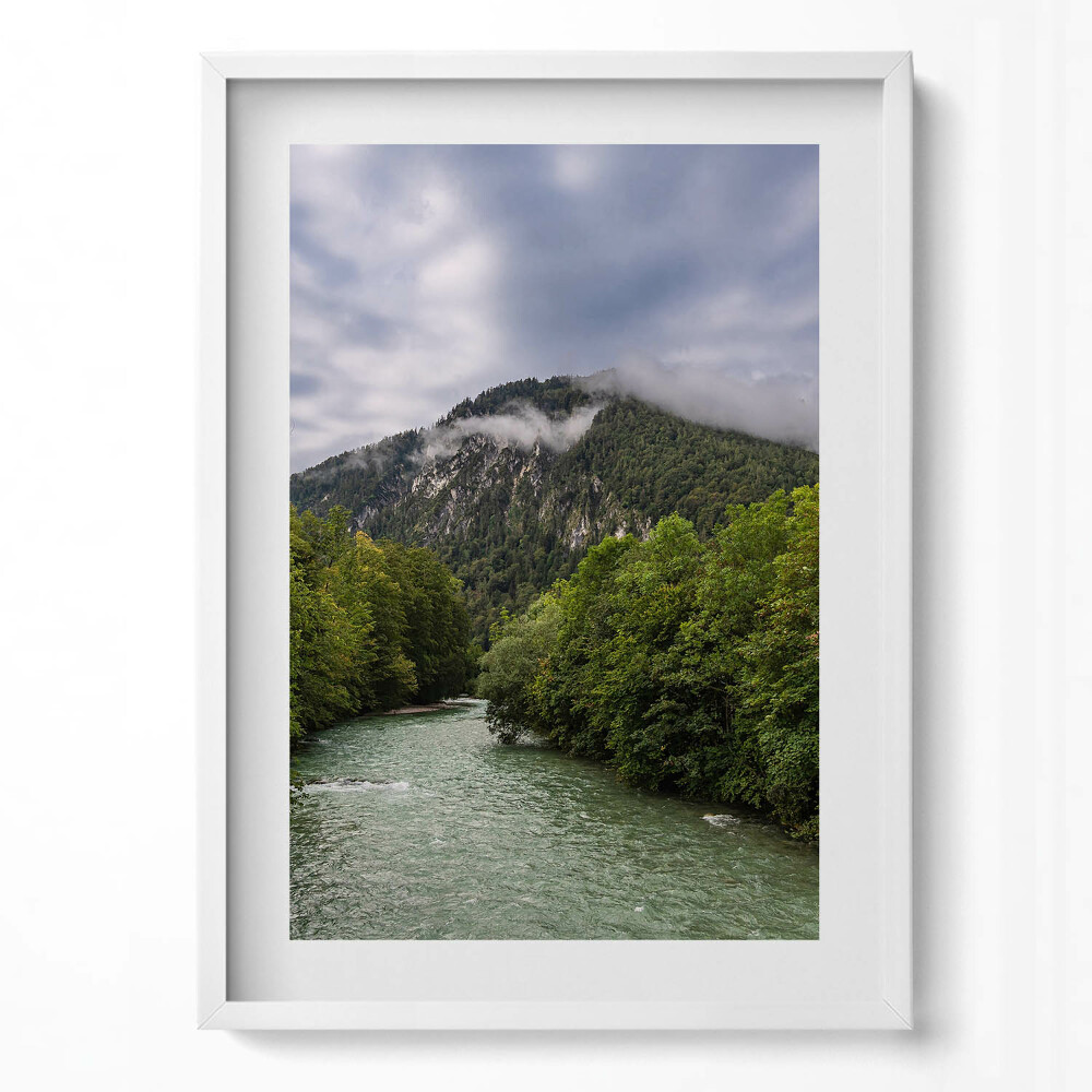 Obraz v rámu dekorativní Německo horská krajina