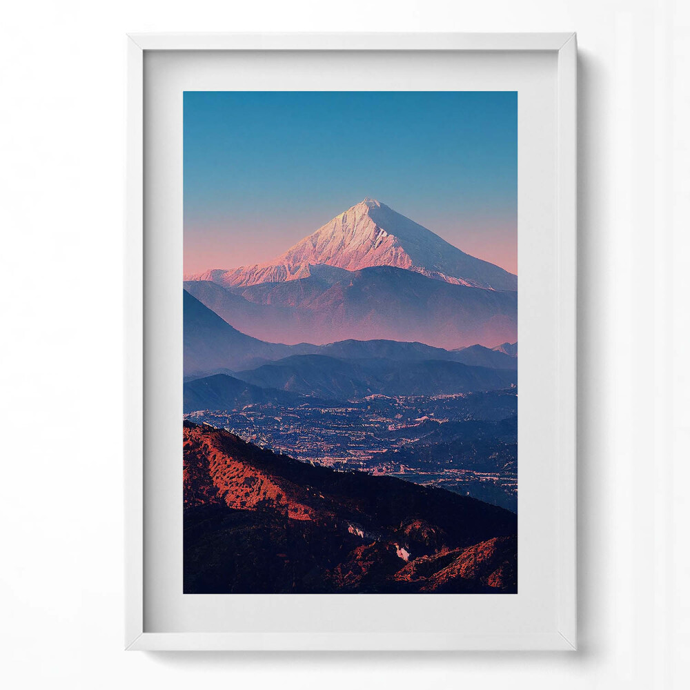 Obraz v rámu dekorativní Hory v San Antoniu USA