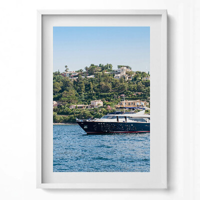 Obraz v rámu dekorativní Saint Tropez Provence ve Francii