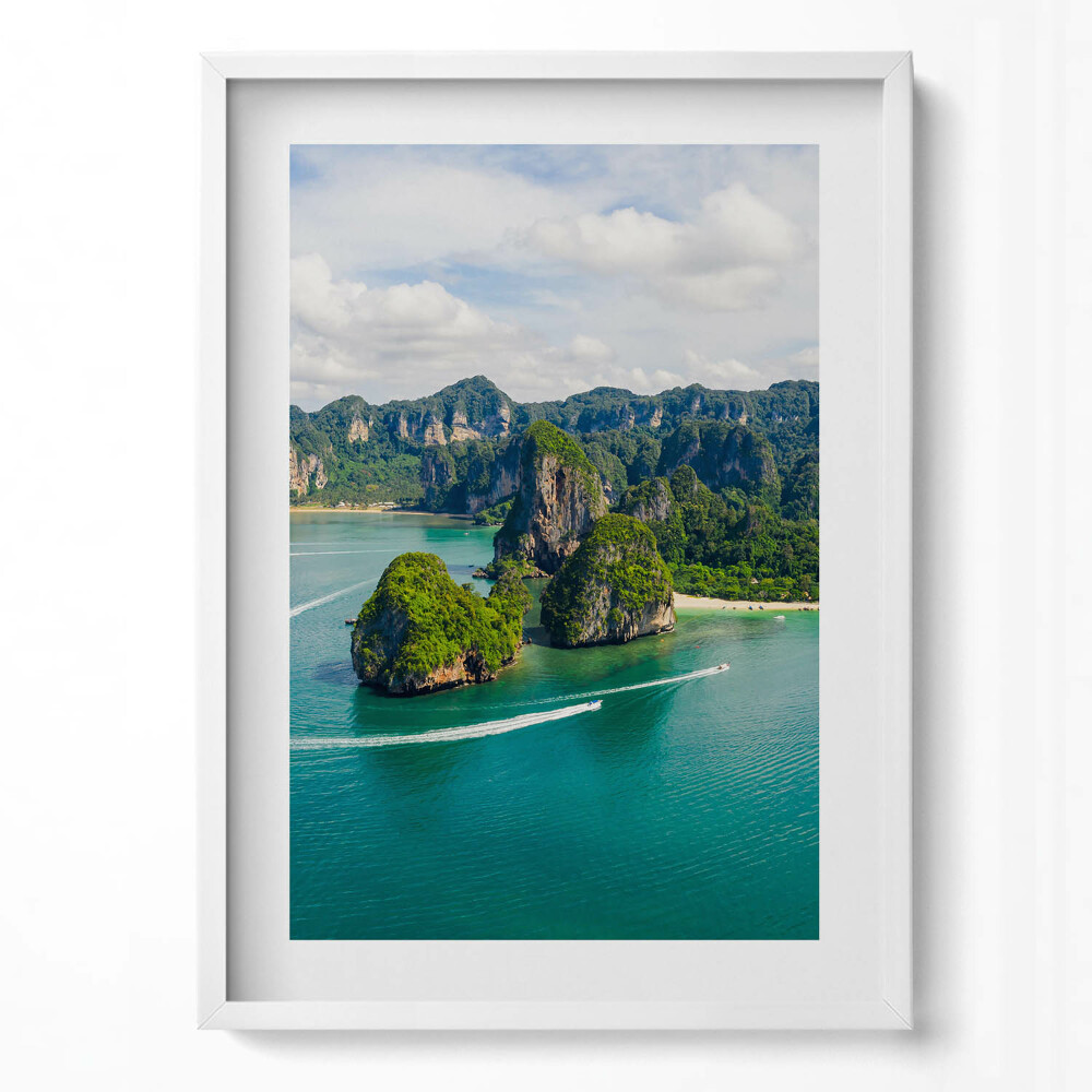 Obraz v rámu dekorativní Ostrov v Thajsku
