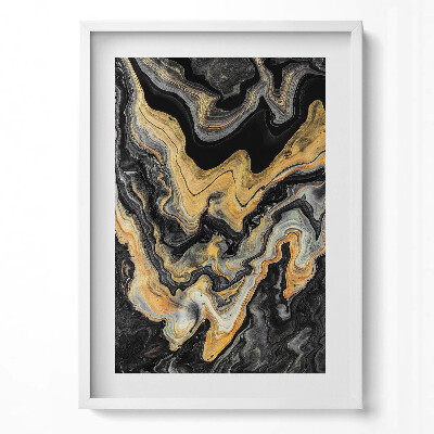 Obraz v rámu dekorativní Mramorové moderní umění