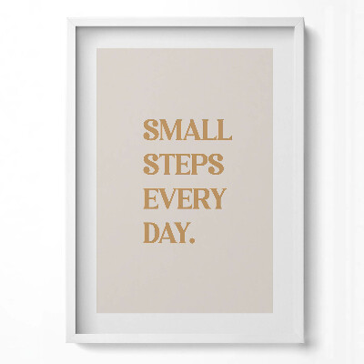 Obraz v rámu dekorativní Motivační nápis 