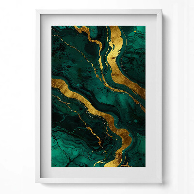 Obraz v rámu dekorativní Glamour textura se zlatem