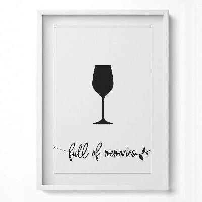 Obraz v rámu dekorativní Nápis do kuchyně a jídelny 