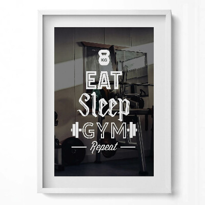 Obraz v rámu dekorativní Motivační nápis 