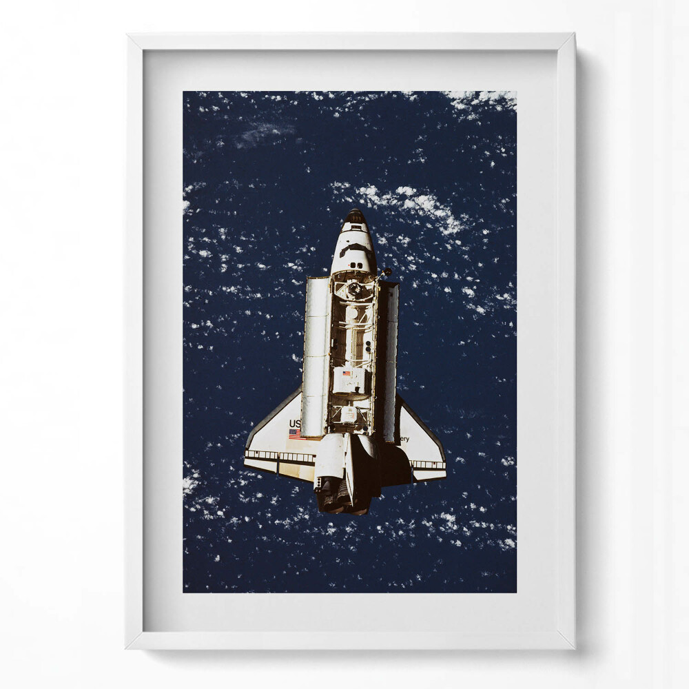 Obraz v rámu dekorativní Kosmická loď NASA